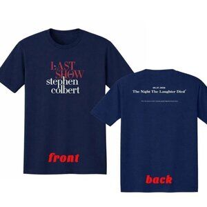 Commerorative Late Night Talk Show Fan T-shirt - Final Episode Design